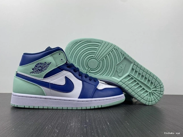 Mint Foam Navy Mystic Mid Timeless 3723 Jordan1 554724- 1025